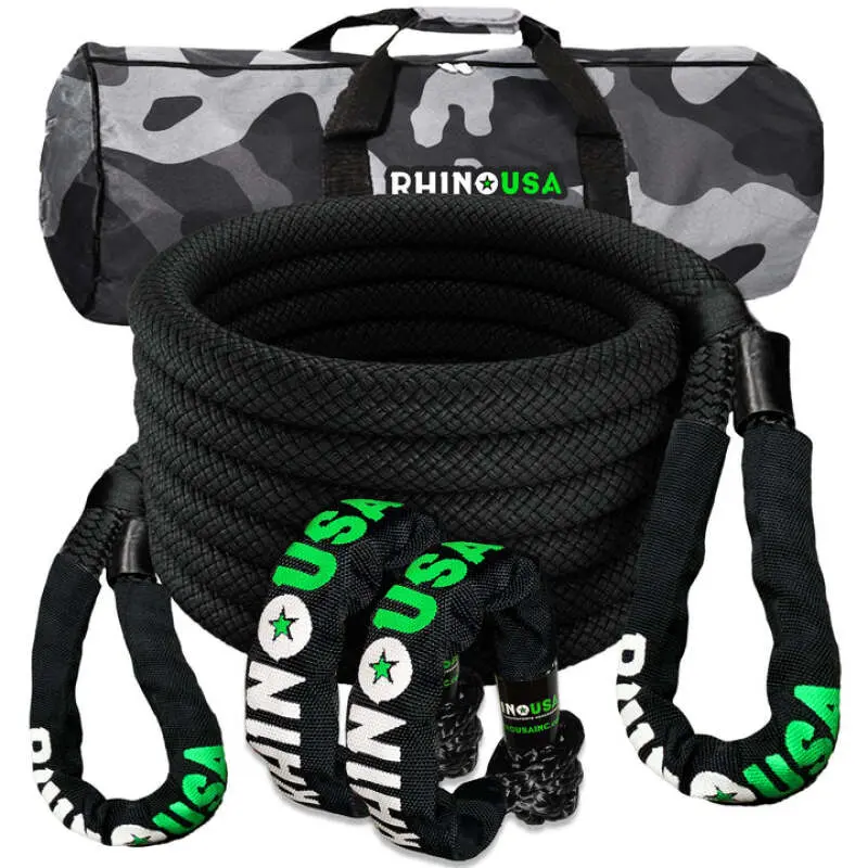 7/8" X 30Ft Kinetic Rope Recovery Kit By Rhino Usa 1