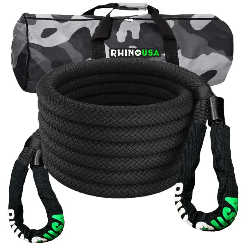 1 1/4" X 30Ft Kinetic Recovery Rope By Rhino Usa 1
