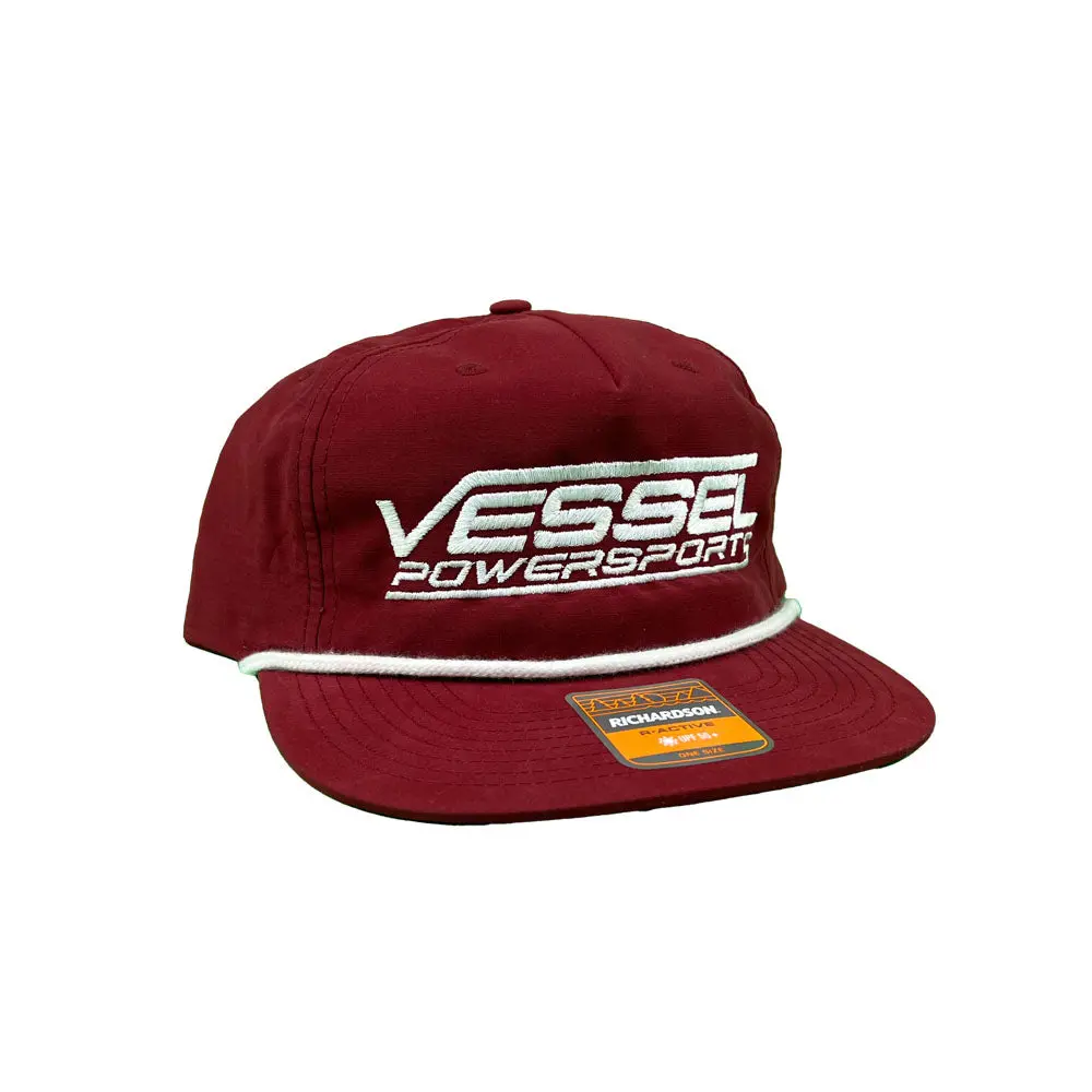 Vessel Powersports Flat Bill Rope Hat 1