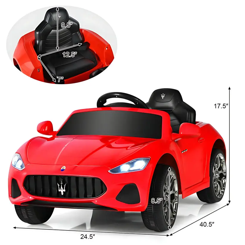 Licensed Maserati Grancabrio S302 12V Electric Kids Ride On Car 1