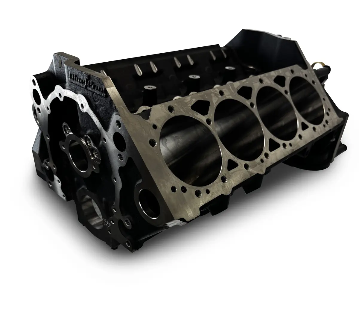 Blueprint Engines Bare Block - 454 C.I. - Sbc, 1Pc, Siam, 9.025 X 4.125, 350Main, Billet Mc, Sc 1
