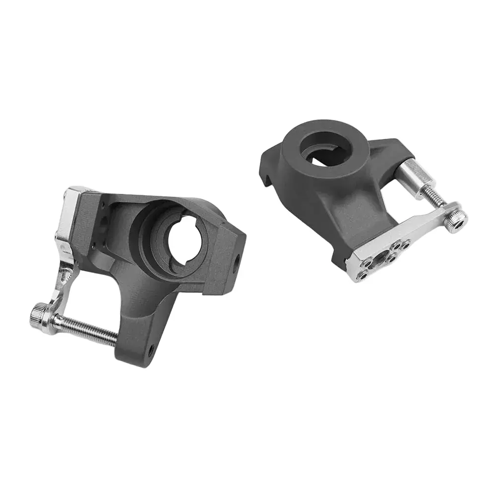 New Vs4-10 Straight Aluminum Axle Steering Knuckle (Grey) 1