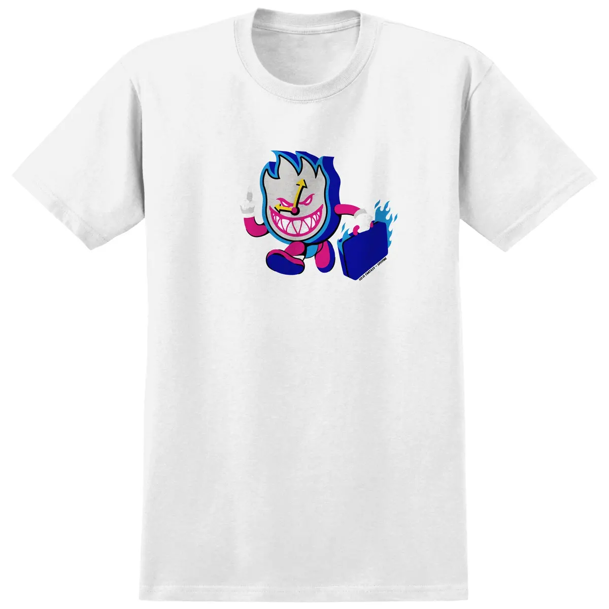 Spitfire X Sci-Fi Fantasy Burning Time Tee White 1