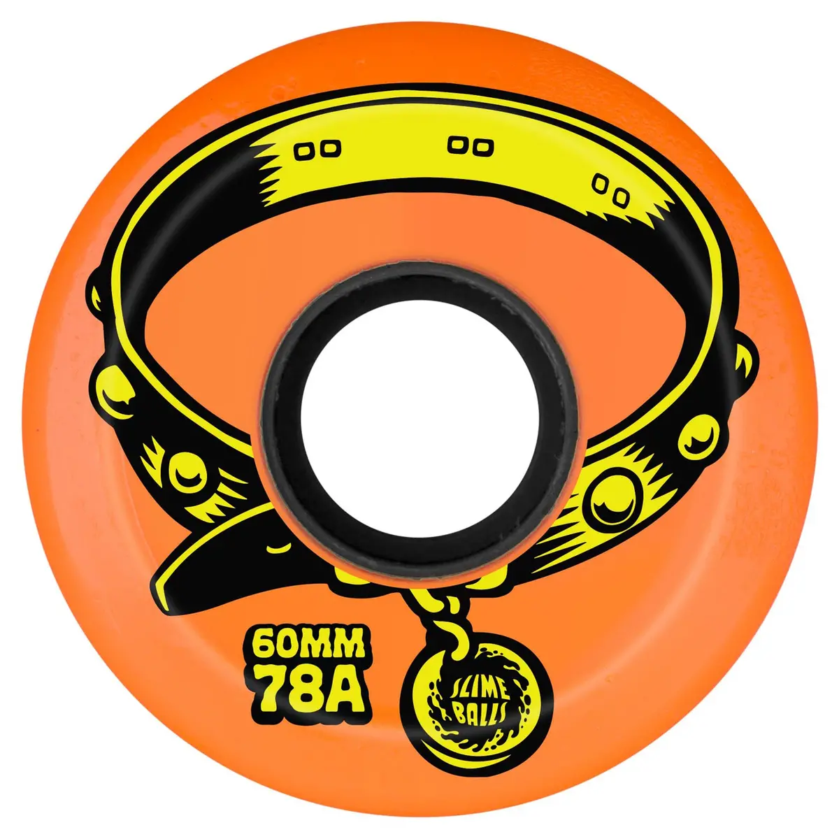 Slime Balls Eric Dressen Pup Slime Orange Cruiser Wheel 60Mm 78A 2
