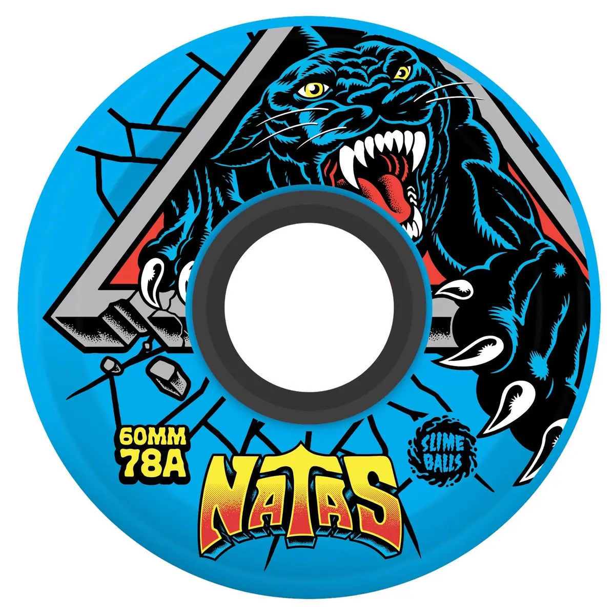 Slime Balls Wheels Natas Reissue Og Slime Blue 60Mm 78A 1
