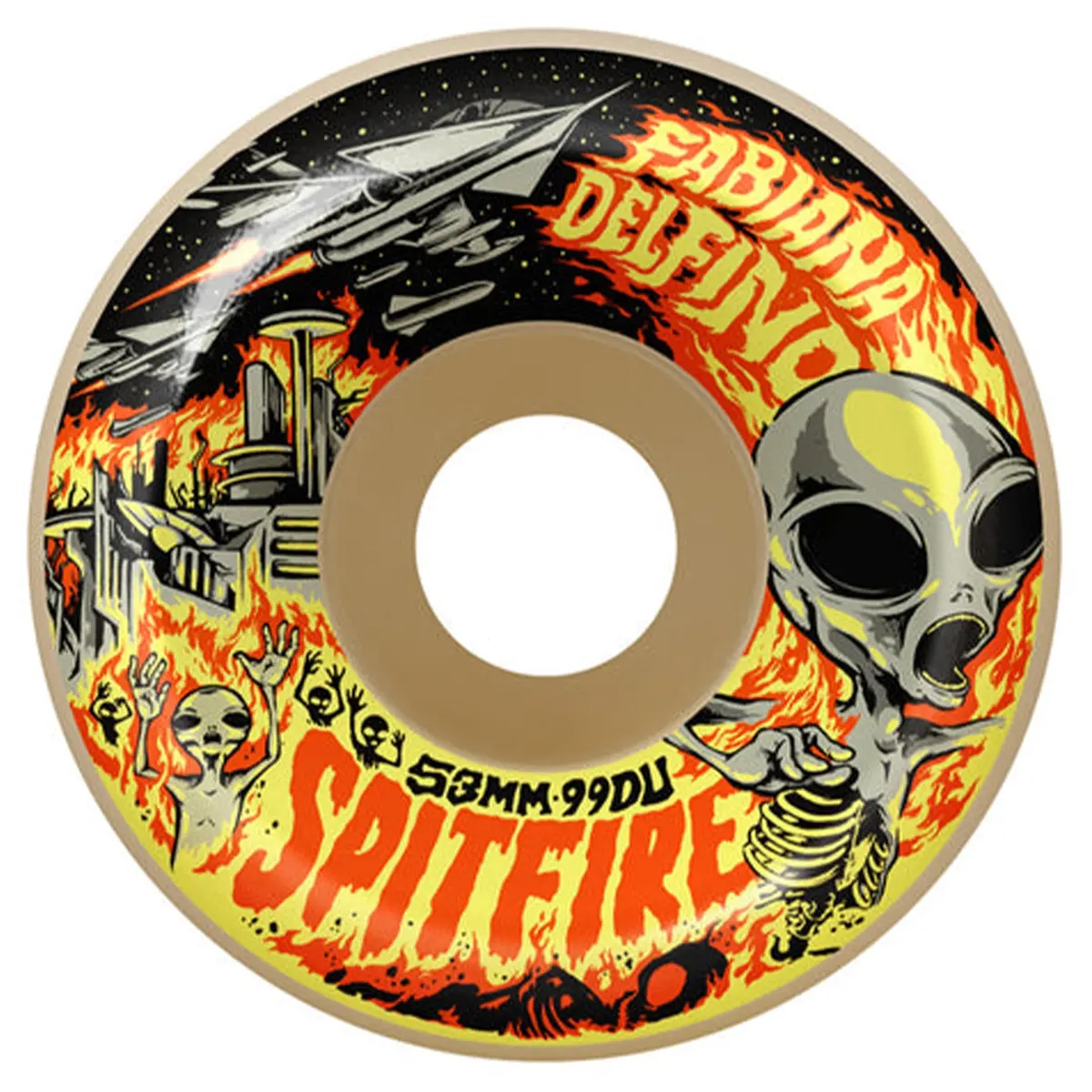 Spitfire Wheels Fabiana Invasion F4 Conical Full 53Mm 99A 1