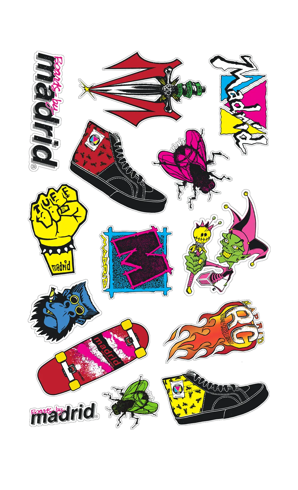 Retro Sticker Sheet 1
