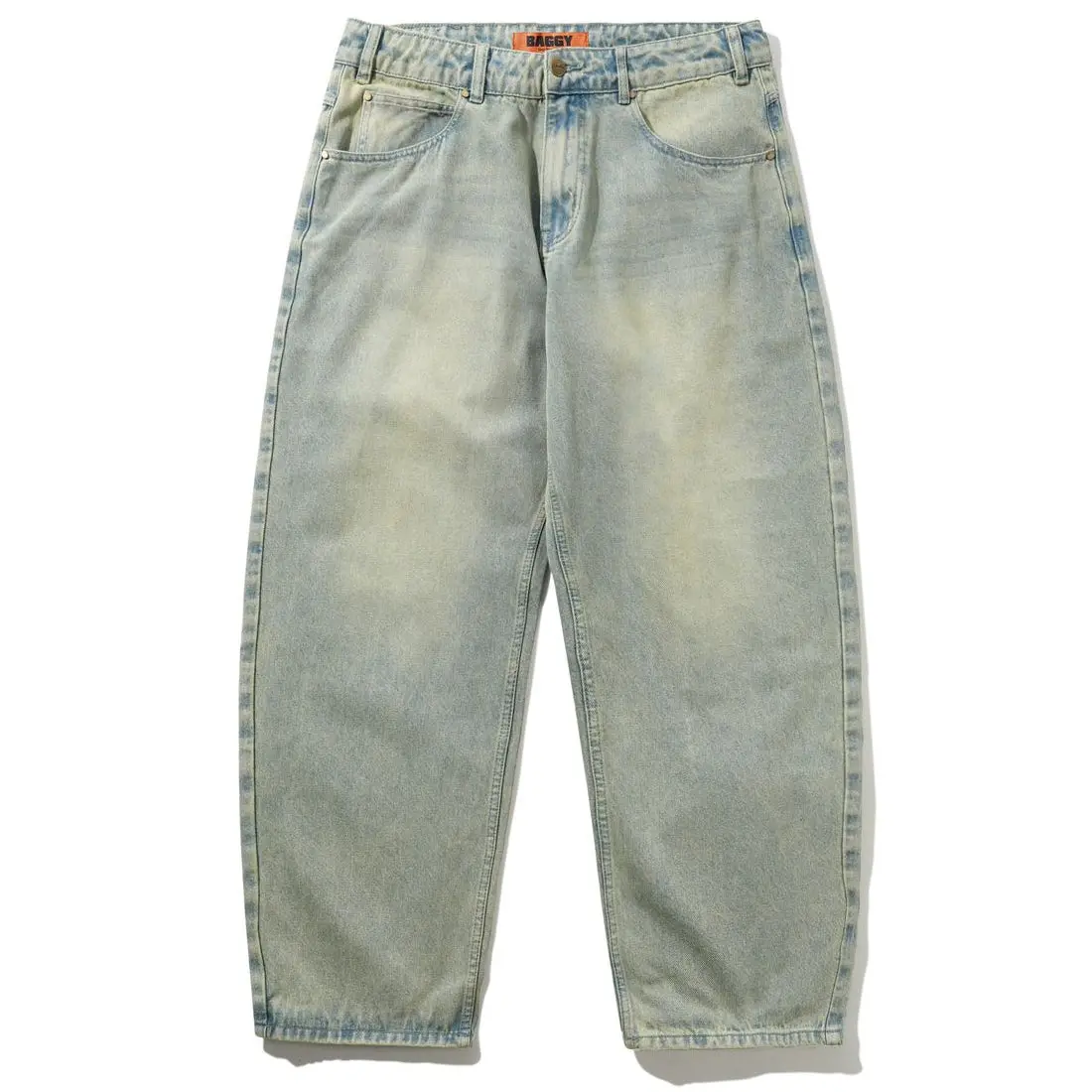 Butter Goods Scorpion Stitch Denim Jeans Tinted Light Blue 1