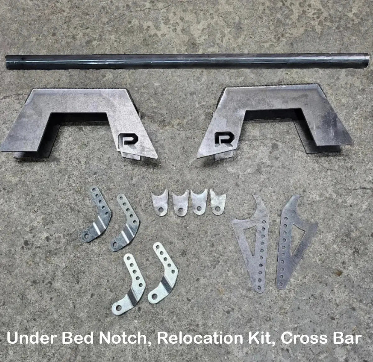1999-2006 Silverado Shock Relocation Under Bed Notch With 1 Crossbar 1
