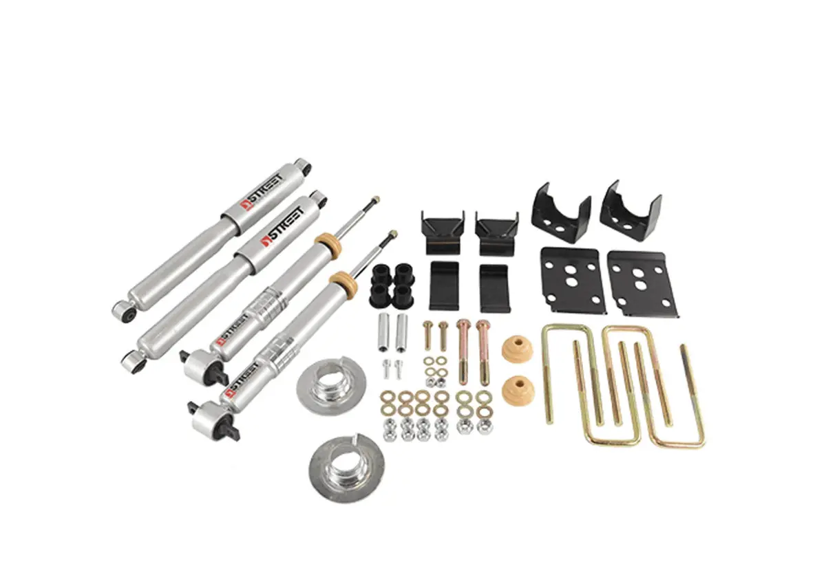 2015-2019 Ford F150 3/5.5 Belltech Drop Kit 1000Sp W/ Street Performance Shocks 1