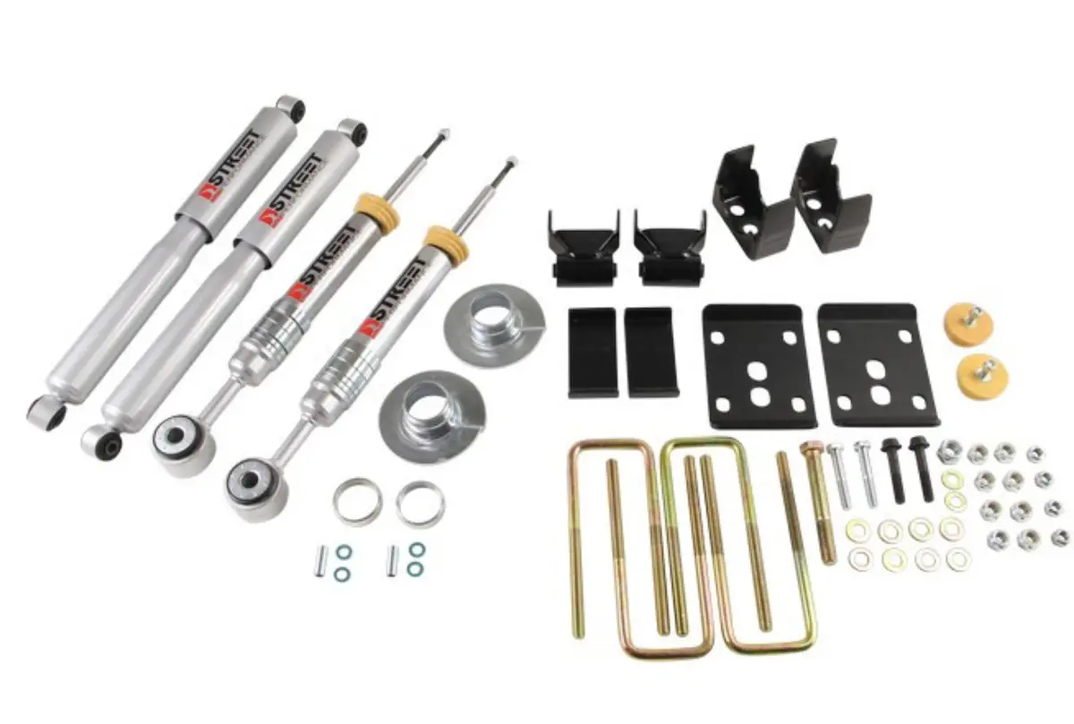 2009-2013 2Wd Ford F150 3/5.5 Belltech Drop Kit 972Sp With Street Performance Shocks 1