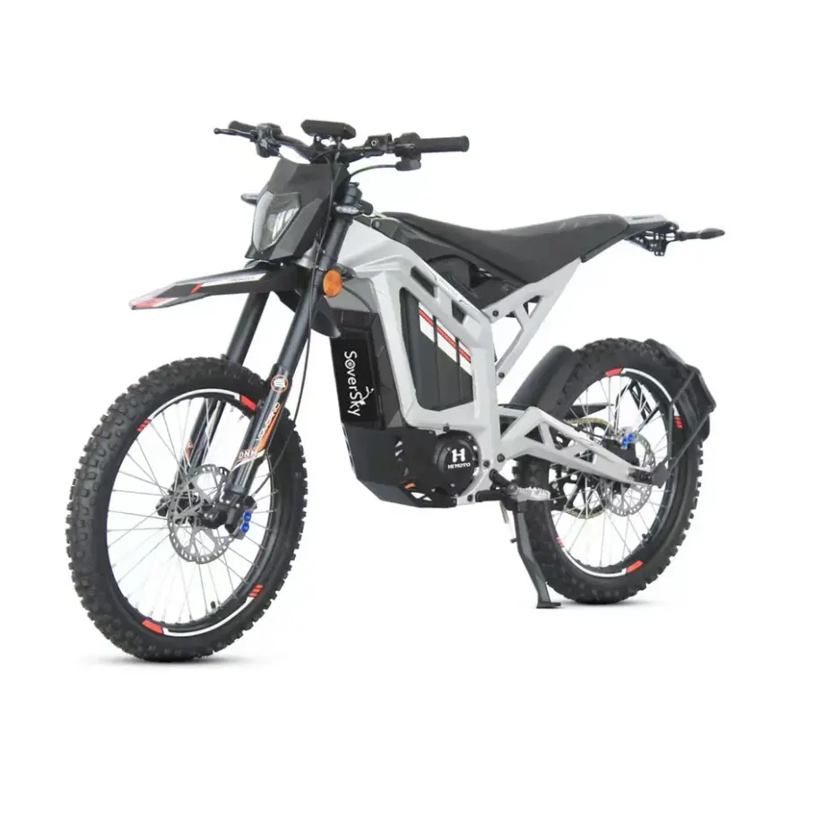 Soversky Ak100 Dirt Motorbike 12Kw Motor With Samsung 72V/55Ah Battery 4