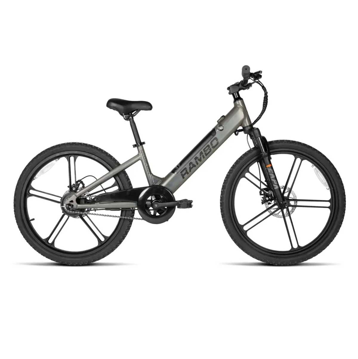 Rambo Kid's 24" Chameleon| 250W Motor, 16 Mph Speed Electric Bike 1