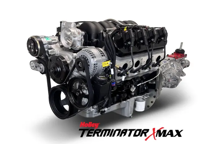 Gm Ls Compatible 427 C.I. Engine And T56 Manual Transmission - 605 Horsepower - Standard Edition Builder Series - Natural Pulley Kit - Holley Terminator X Efi System 1