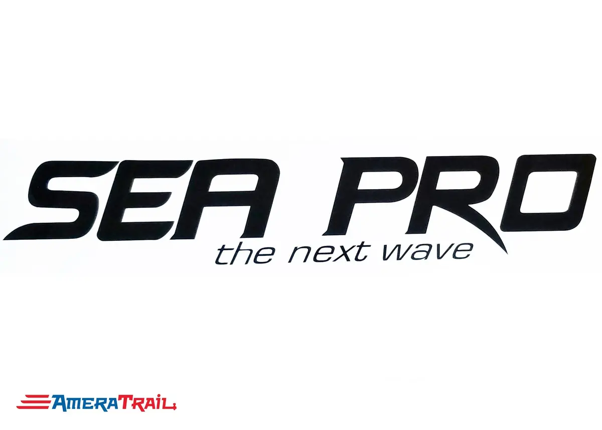 Sea Pro Boats Marine Decal, 17" X 3" Uv Rated Vinyl Available In Different Colors 1