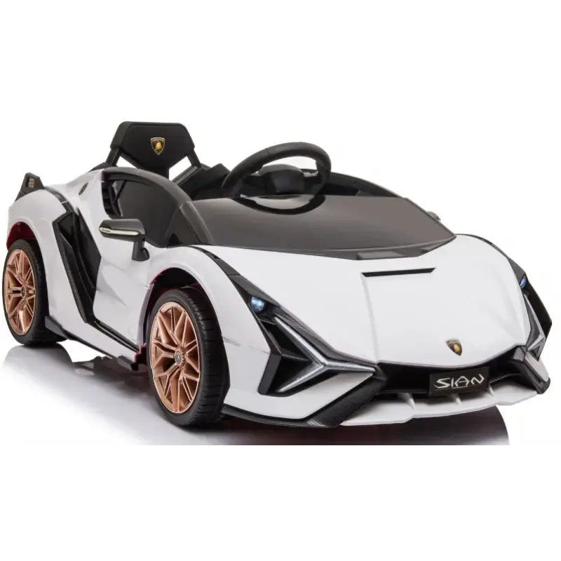 Official Licensed Lamborghini Sian 12V Electric Kids Ride On - White 2