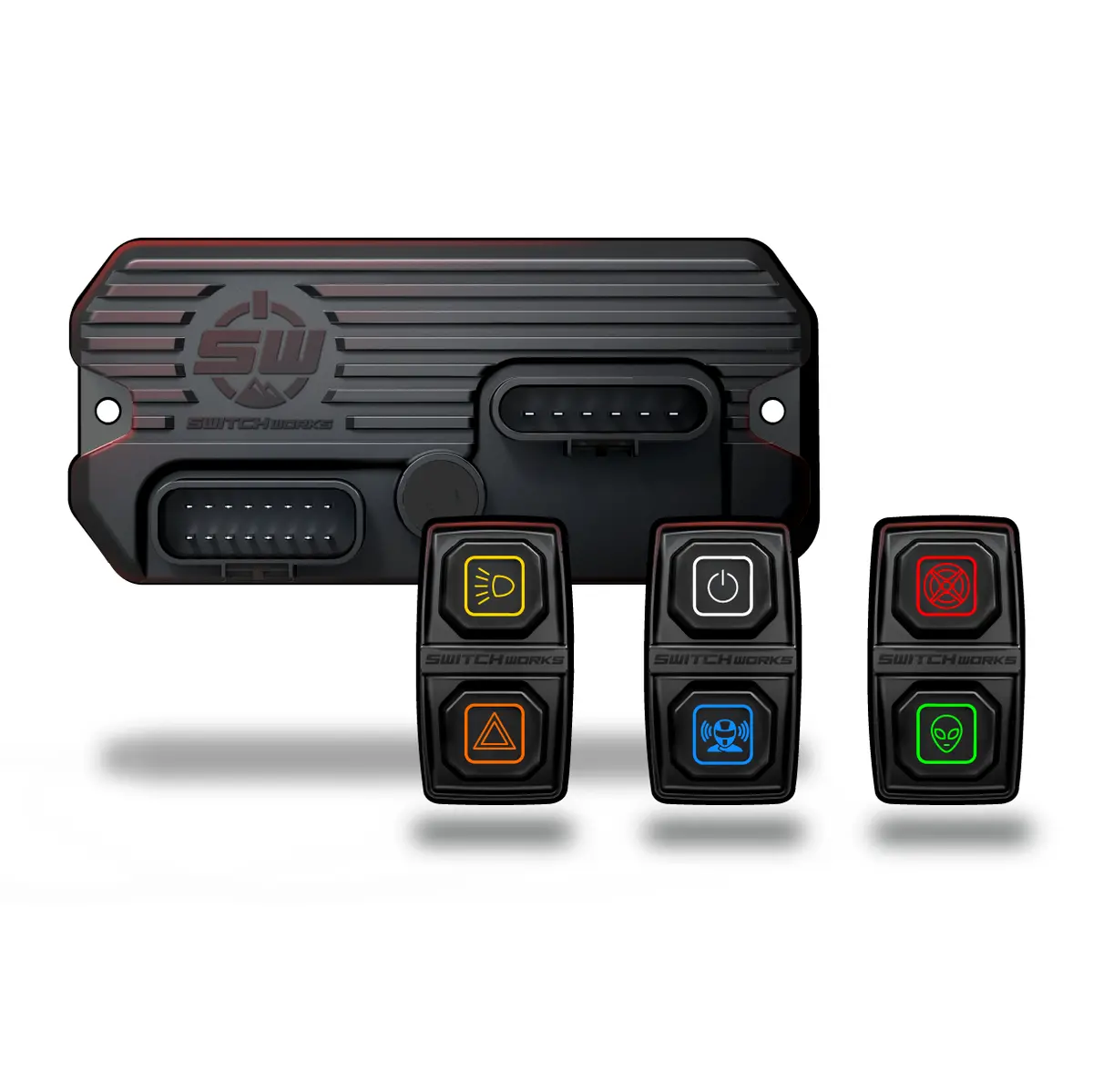 Sierra6, 6-Switch, 3-Rocker Electronic Accessory Smart Switcher - Universal 1