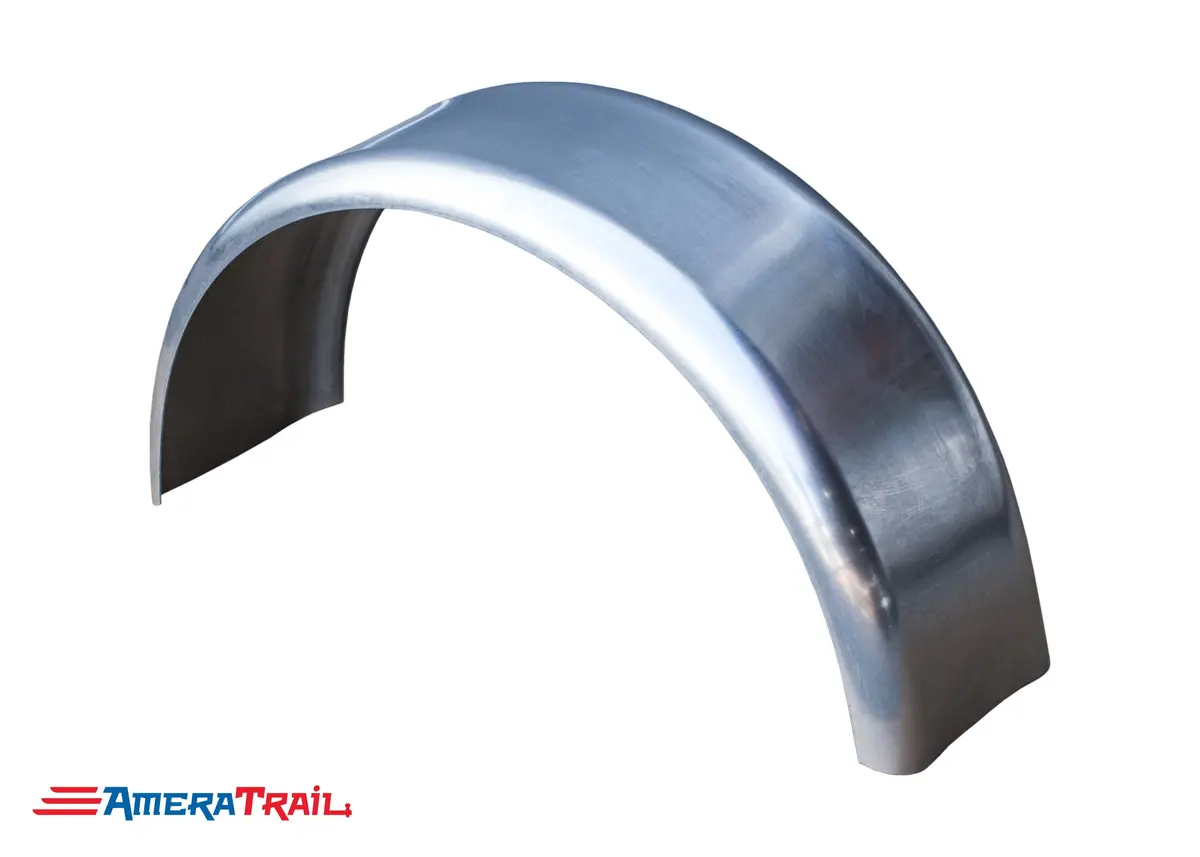Single Axle Smooth Fender, 9" Wide, Available With Carpeted Fender Pad - Amera Trail Original Equipment 1