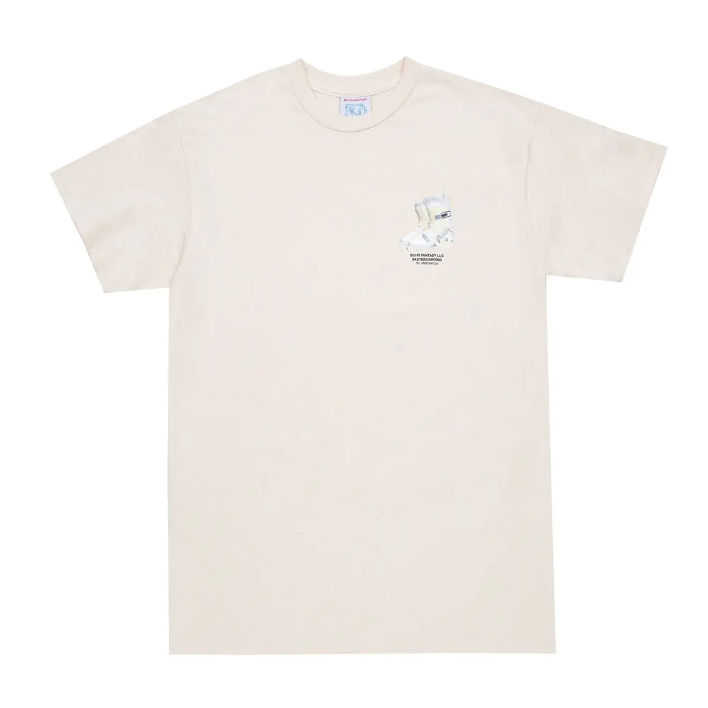 Sci-Fi Fantasy Ski Boot Tee Natural 1