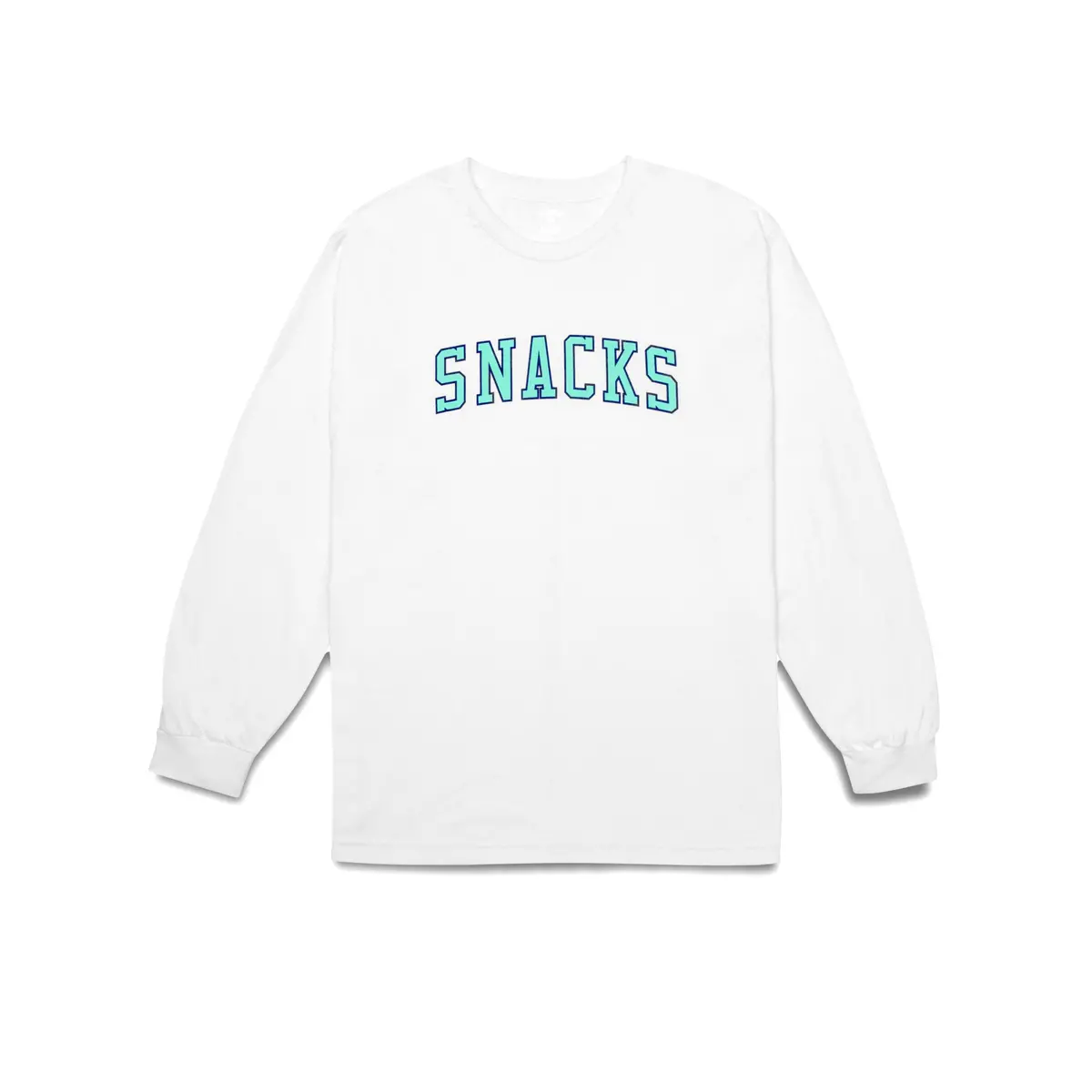 Quartersnacks Snacks Varsity Longsleeve T-Shirt White 1