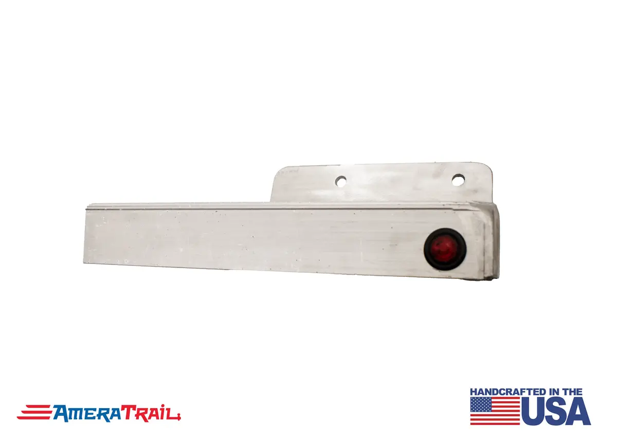 13" Channel Step, Starboard Rear W/ Fender Support & Led Marker Light - Includes Ss Attaching Hardware" 1
