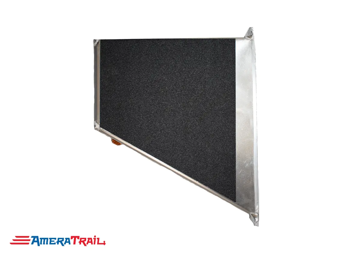 Classic Front Starboard Side I Beam Trailer Step, Secures Fender, Includes Non-Skid Reflective Tape, And Led Light 1
