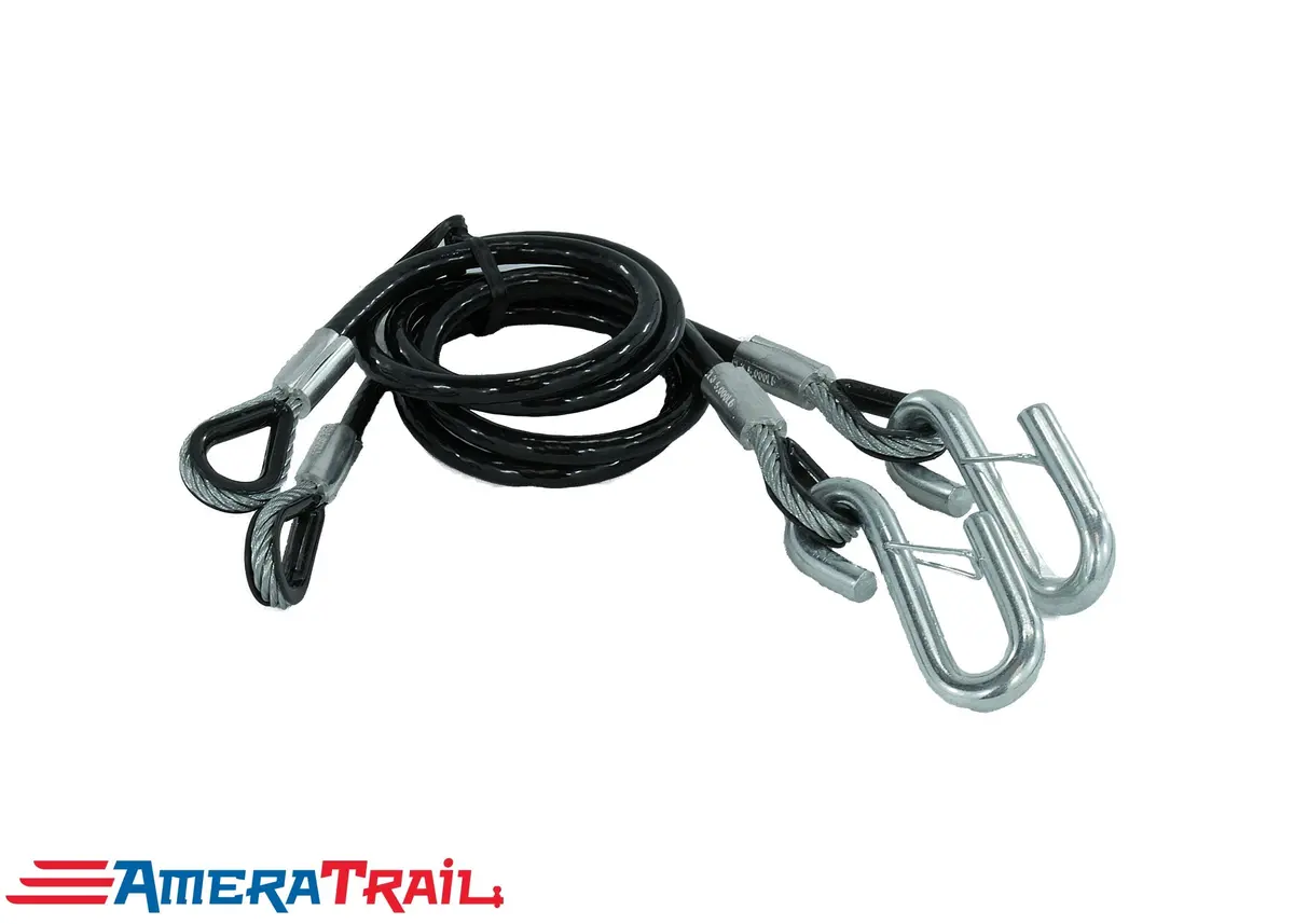 Class 3 Heavy Duty Vinyl Wrapped Cables 36": 7/16 S Hooks 1