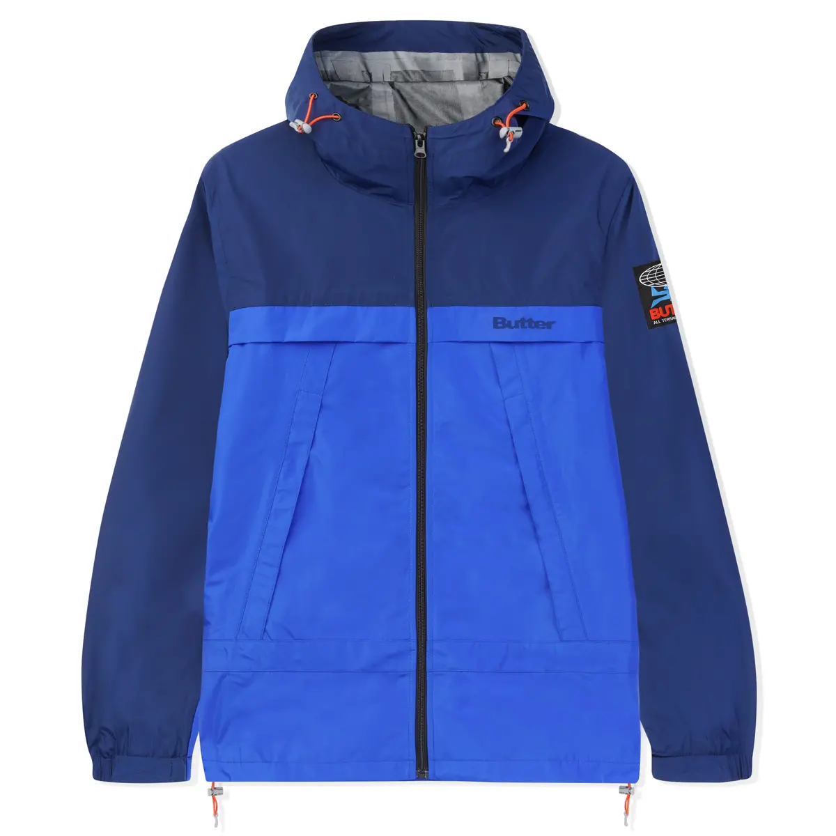 Butter Goods T-Rain Jacket Navy/Cobalt 1
