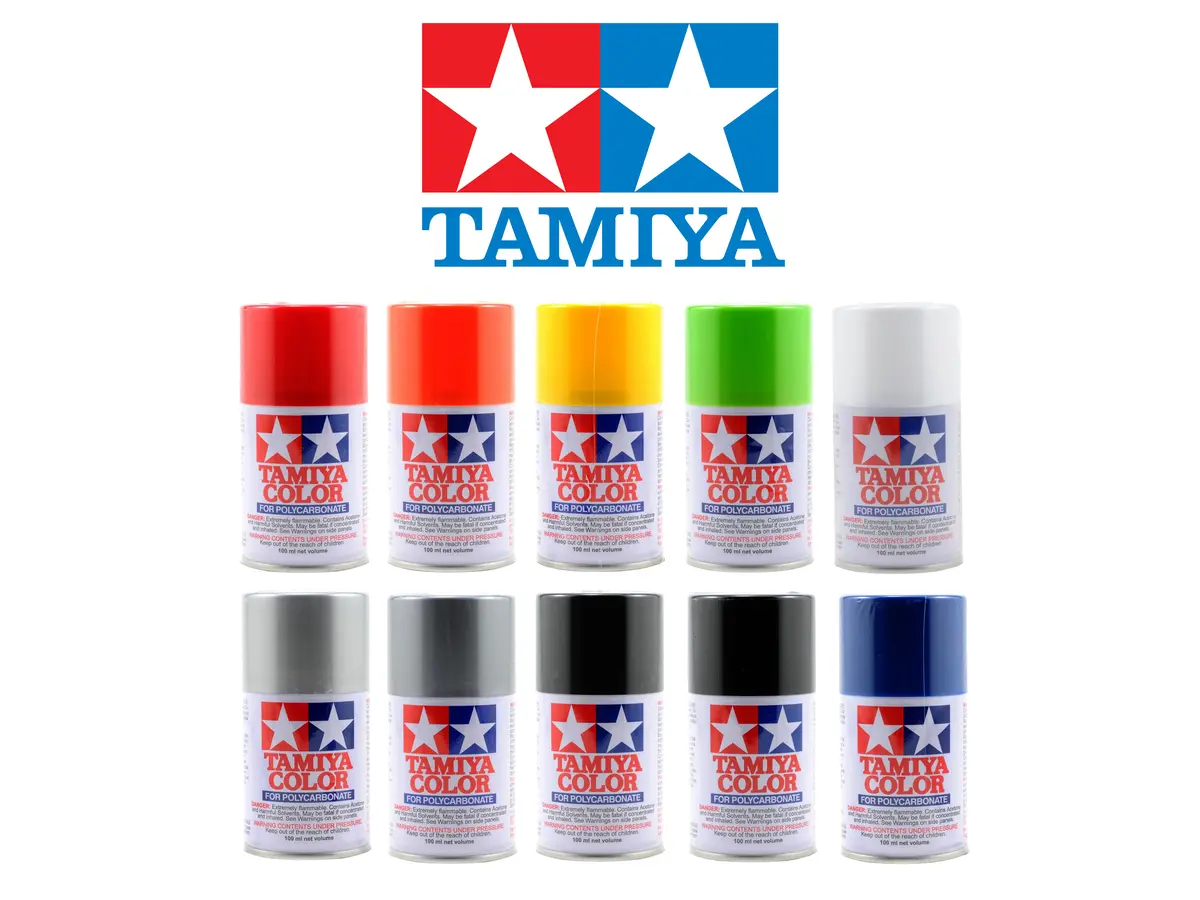 Tamiya Lexan Spray Paint (Various Colors) 1