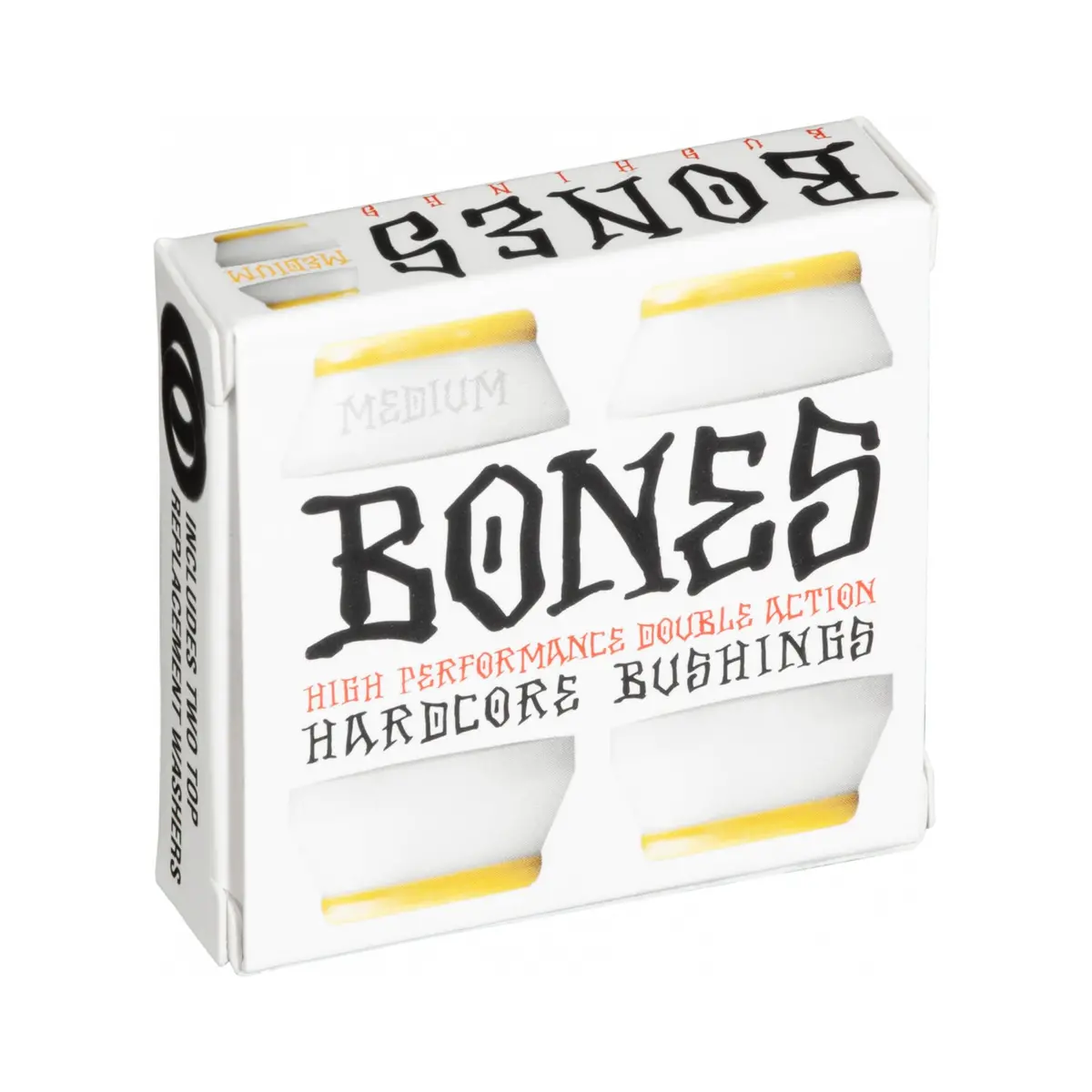 Bones Hardcore Bushings Medium Yellow/White 1