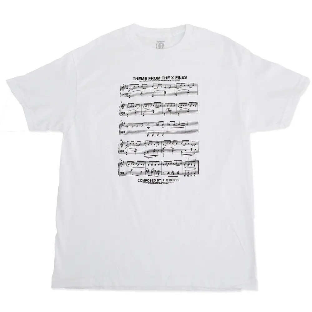 Theories Theme Music Tee White 1