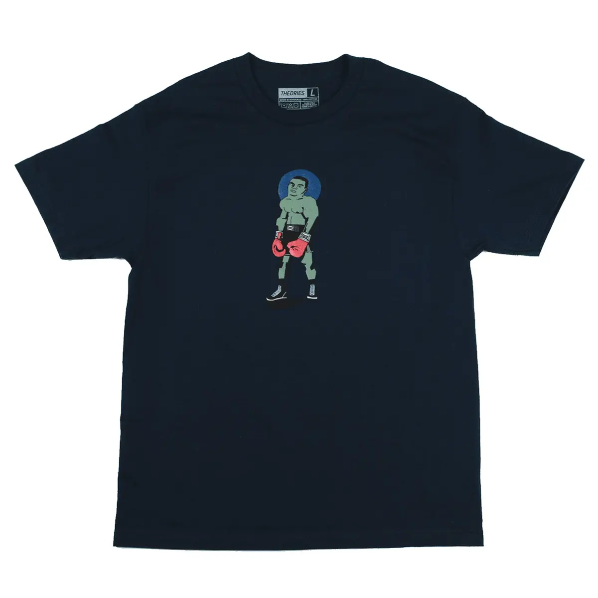 Theories Punchout Tee Navy 1