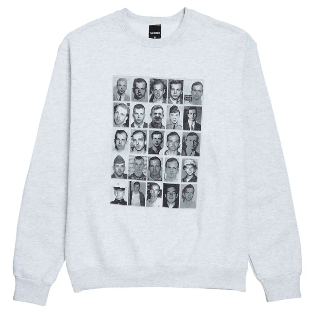 Theories Patsy Crewneck Sweatshirt Ash 1