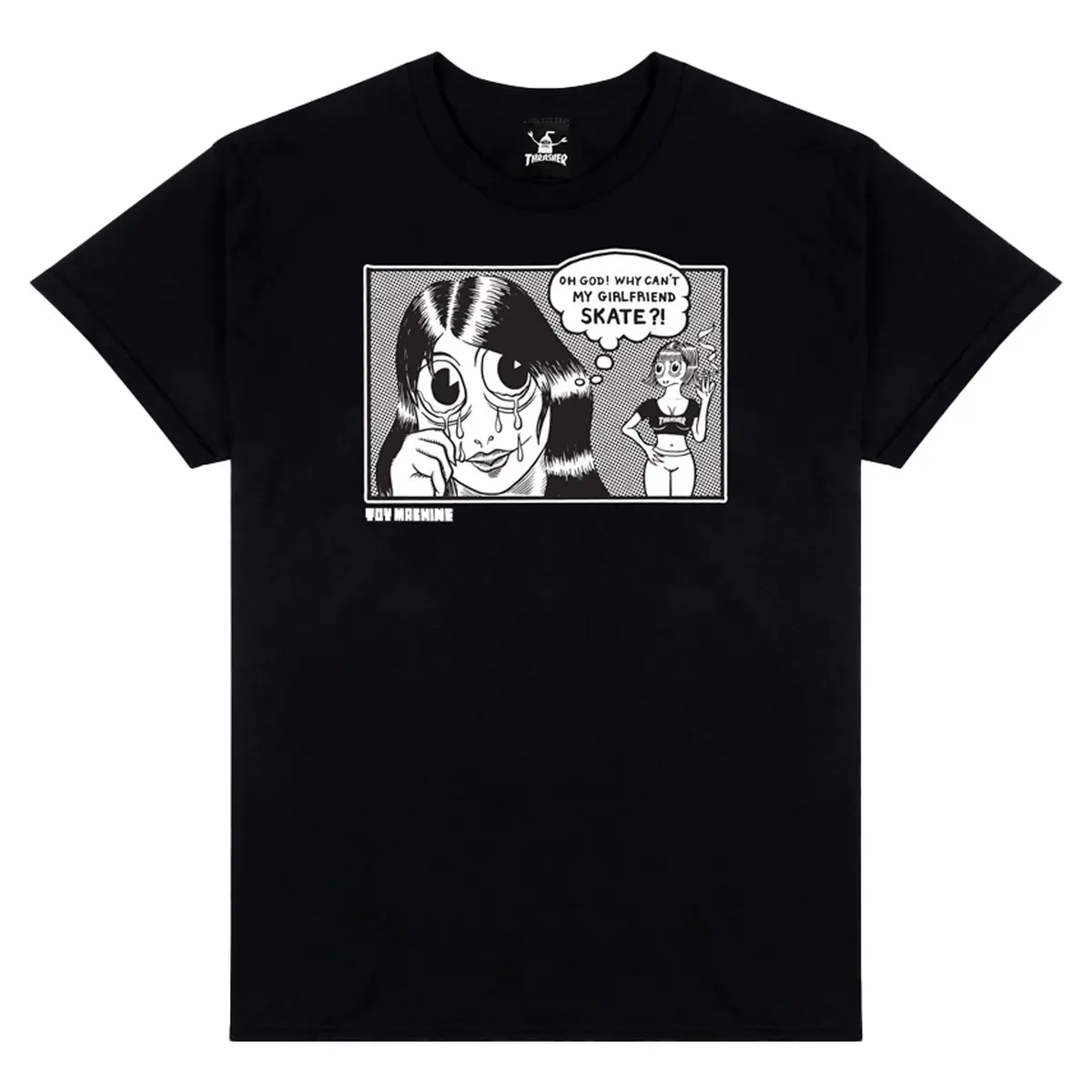 Thrasher X Toy Machine Girlfriend Tee Black 1