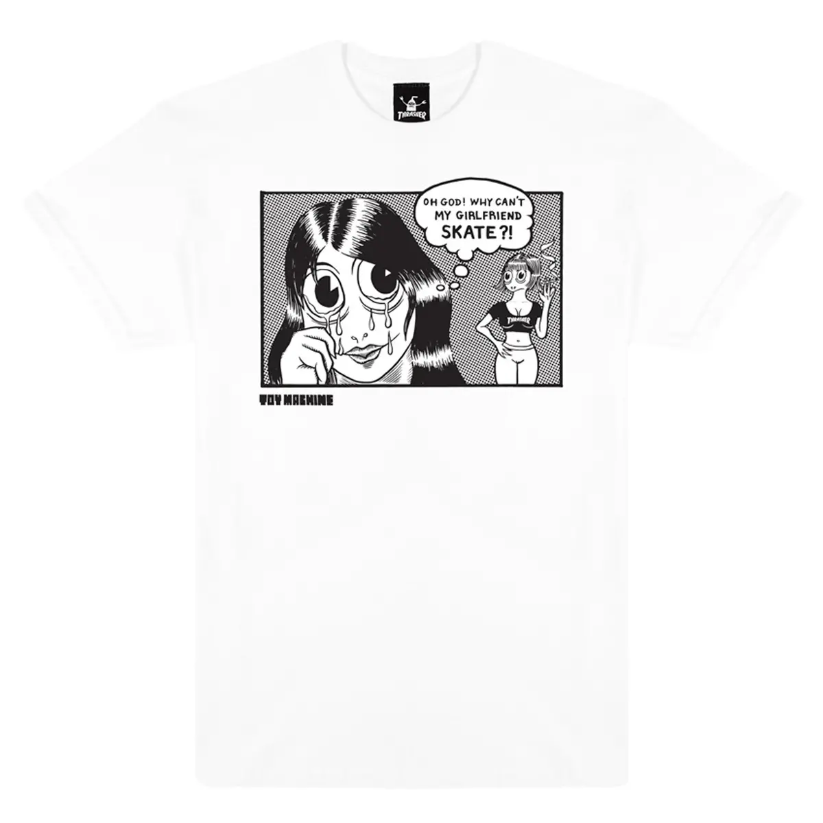 Thrasher X Toy Machine Girlfriend Tee White 1