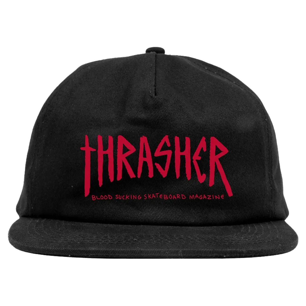 Thrasher X Toy Machine Scratch Snapback Hat Black 1