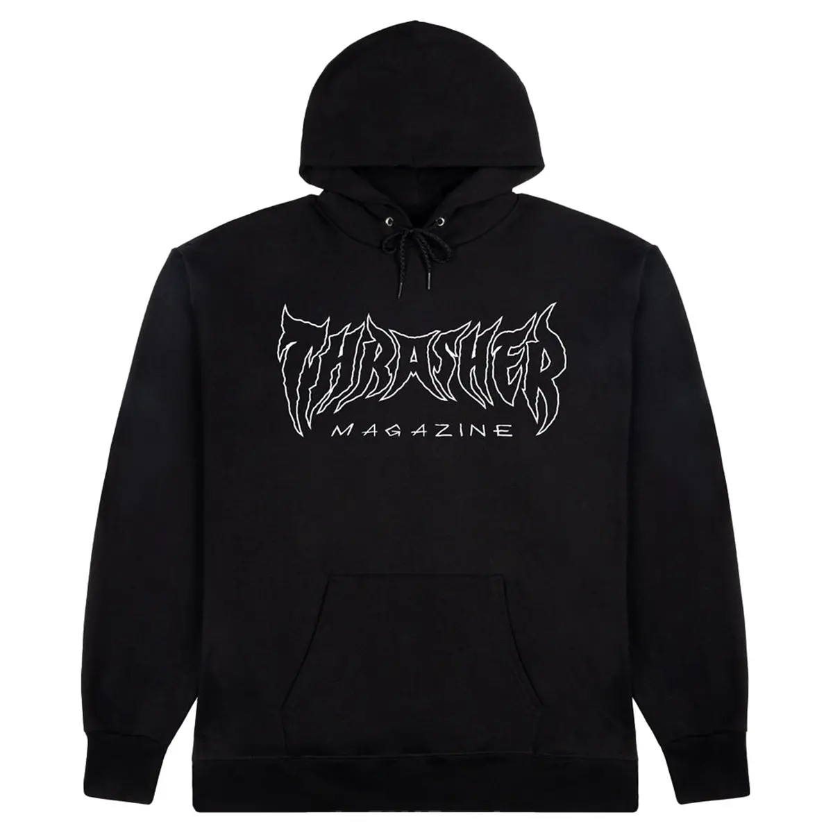 Thrasher Metal Hoodie Black 1