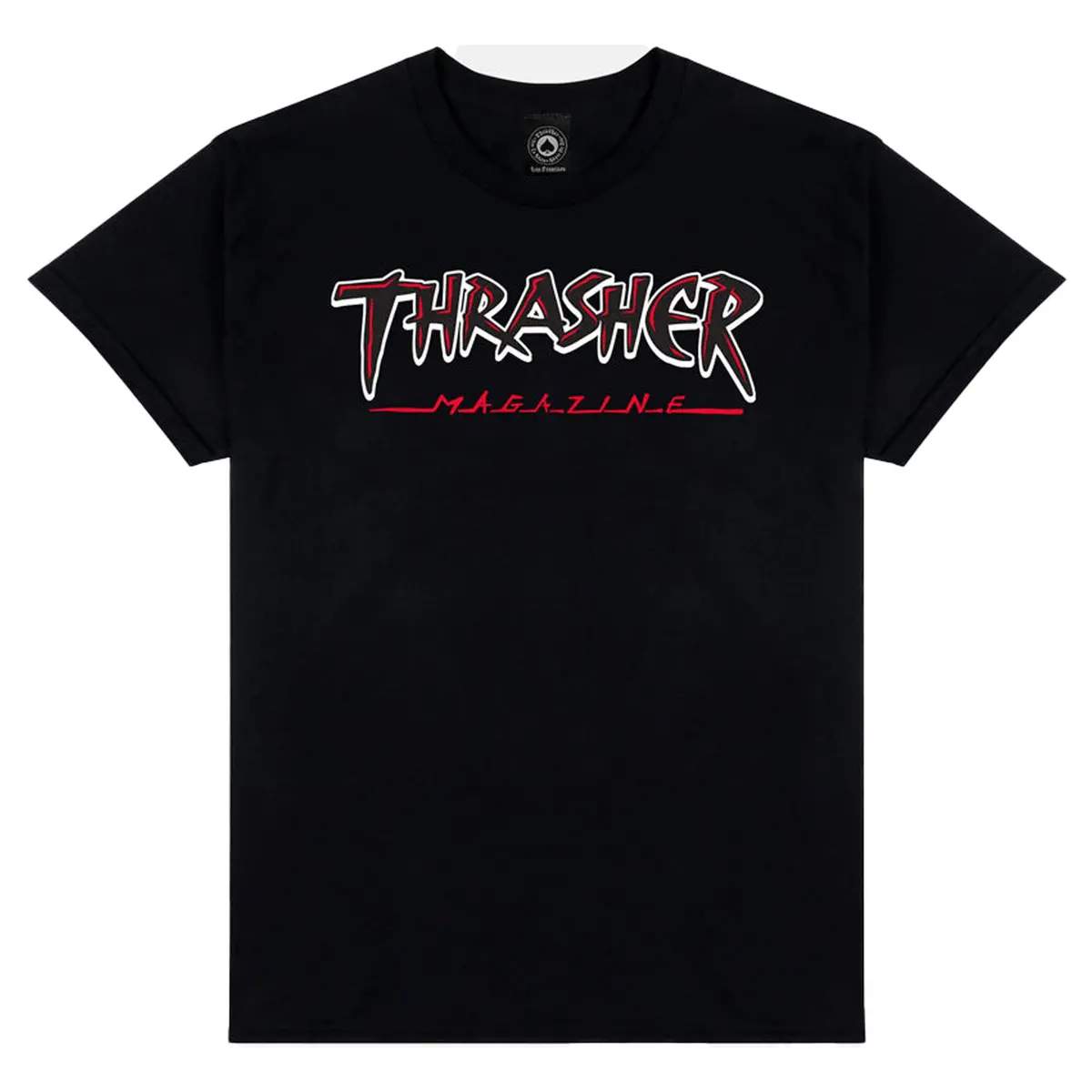 Thrasher Slash Tee Black 1