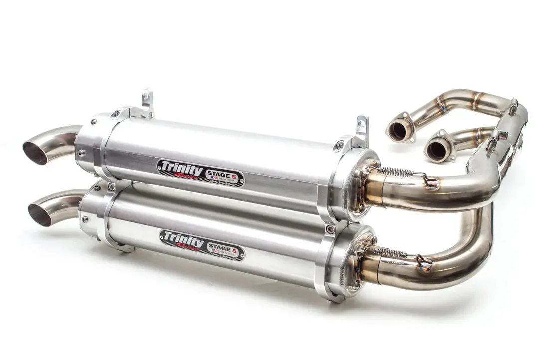Trinity Rzr General 1000 / Rzr 1000S / Rzr 900S Exhaust - Dual Full System 1