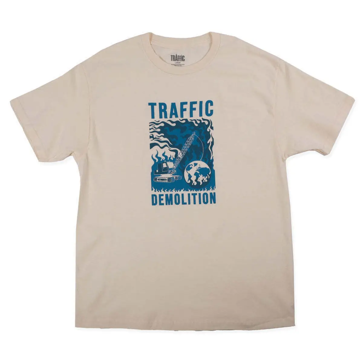 Traffic Demolition Tee Cream 1
