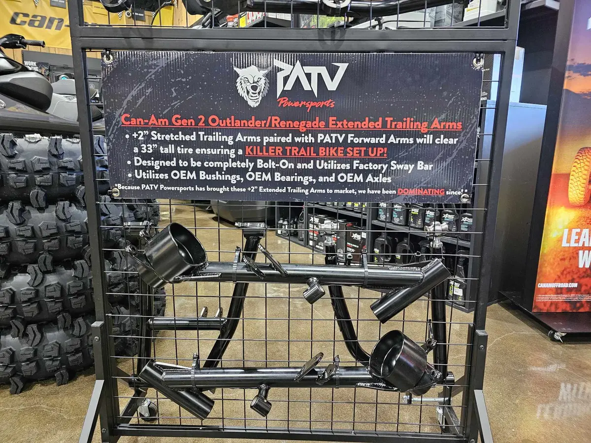 Patv Powersports Can-Am Outlander(19-24) Renegade Gen 2 Stretched Trailing Arms (19-25)) 1