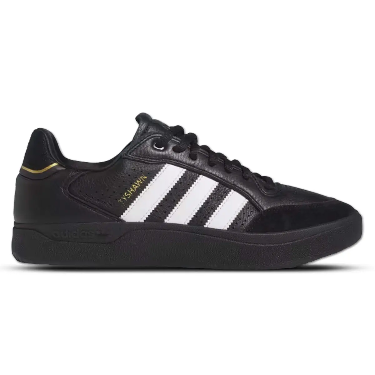 Adidas Tyshawn Low Black/White/Gold 1