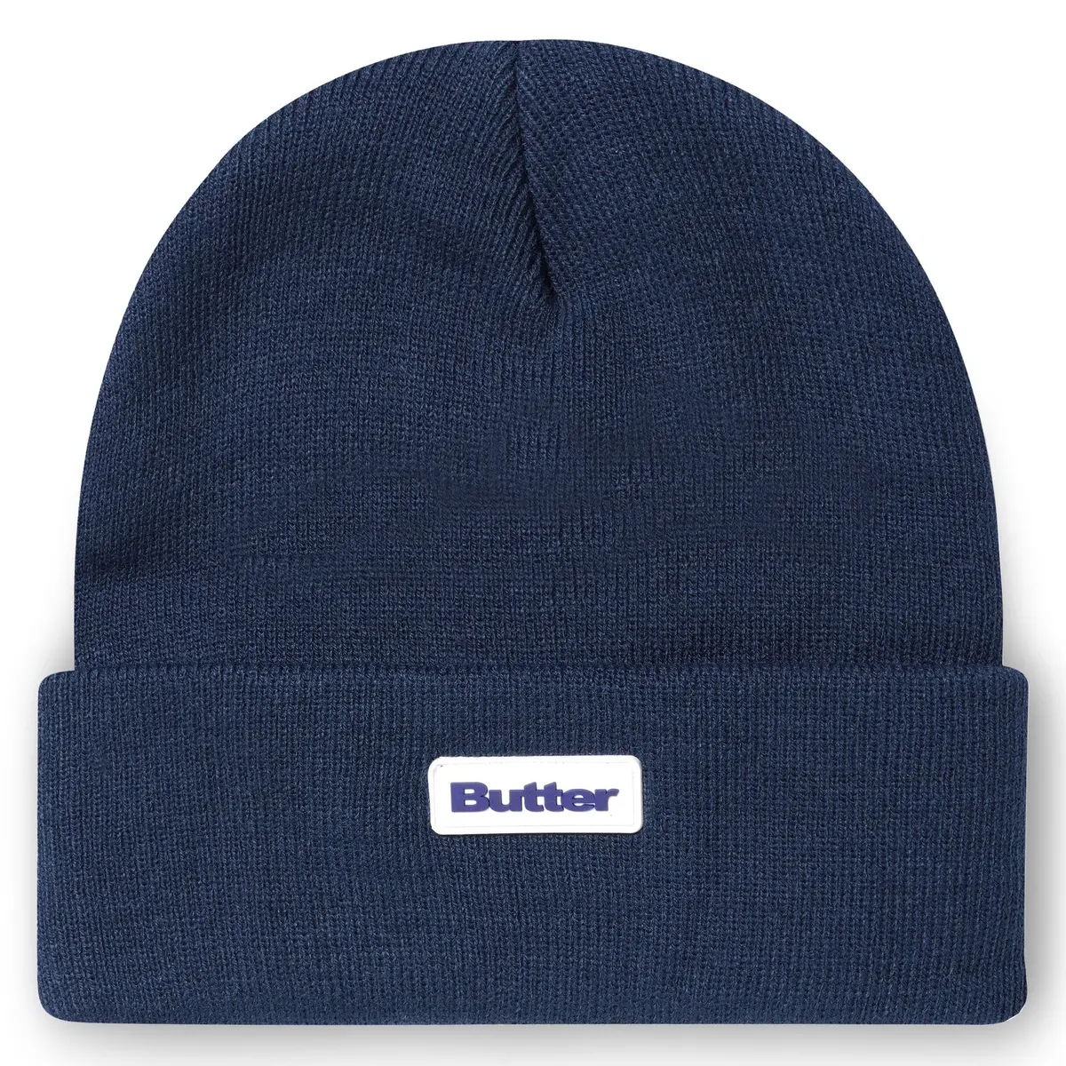 Butter Goods Tall Cuff Beanie Navy Q124 1