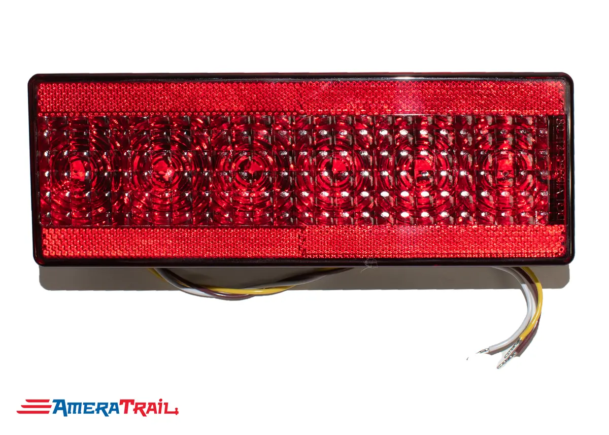 Low Profile Multi-Function Led Taillight, Passenger, Stop / Turn / Tail / Side Reflector - Tecniq 1