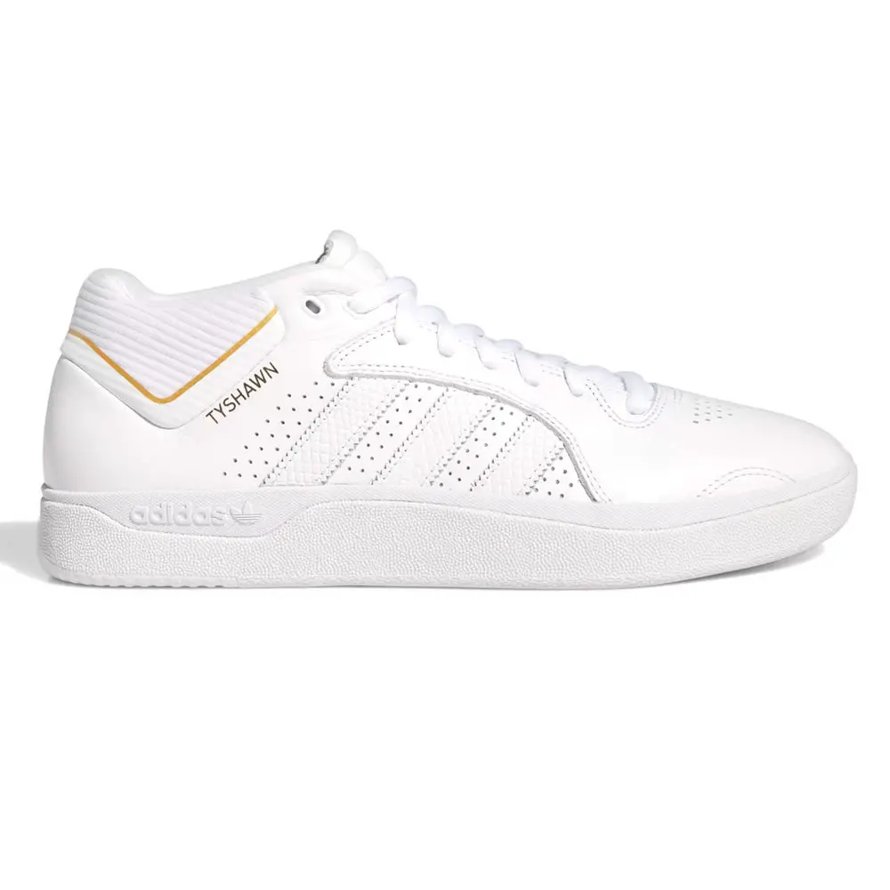 Adidas Tyshawn Remastered Cloud White/Gold Metallic 1