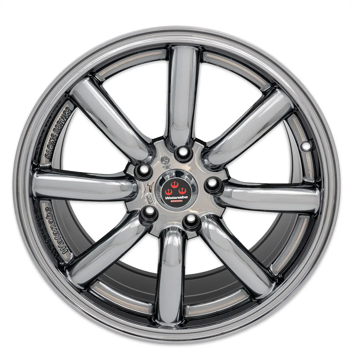 Watanabe Style Wheels 16X7 4X108 Chrome Plating Cast Rims 4Pcs 1
