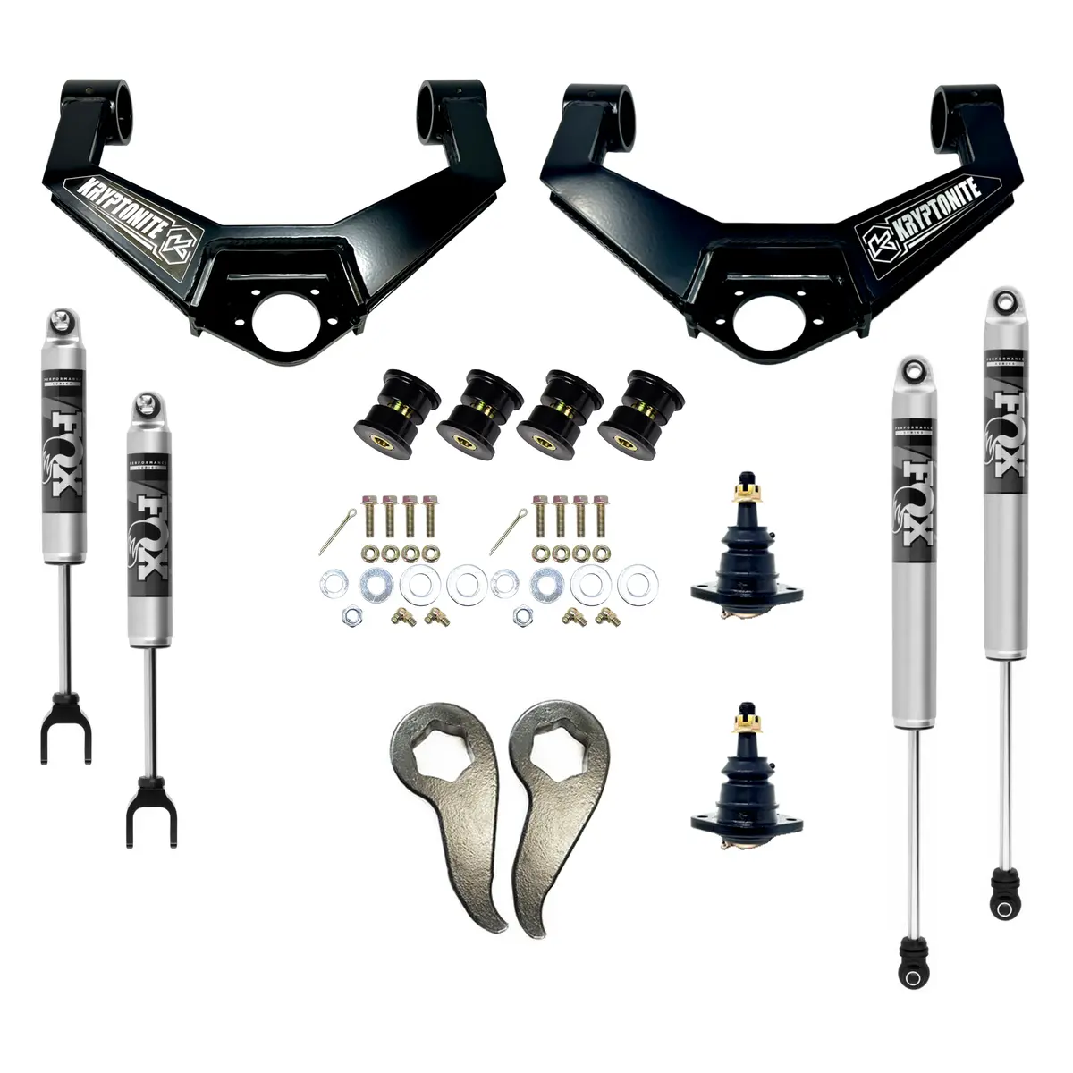 Kryptonite Stage 3 Leveling Kit With Fox Shocks For 2020-2025 Chevy/Gmc 2500Hd/3500 1