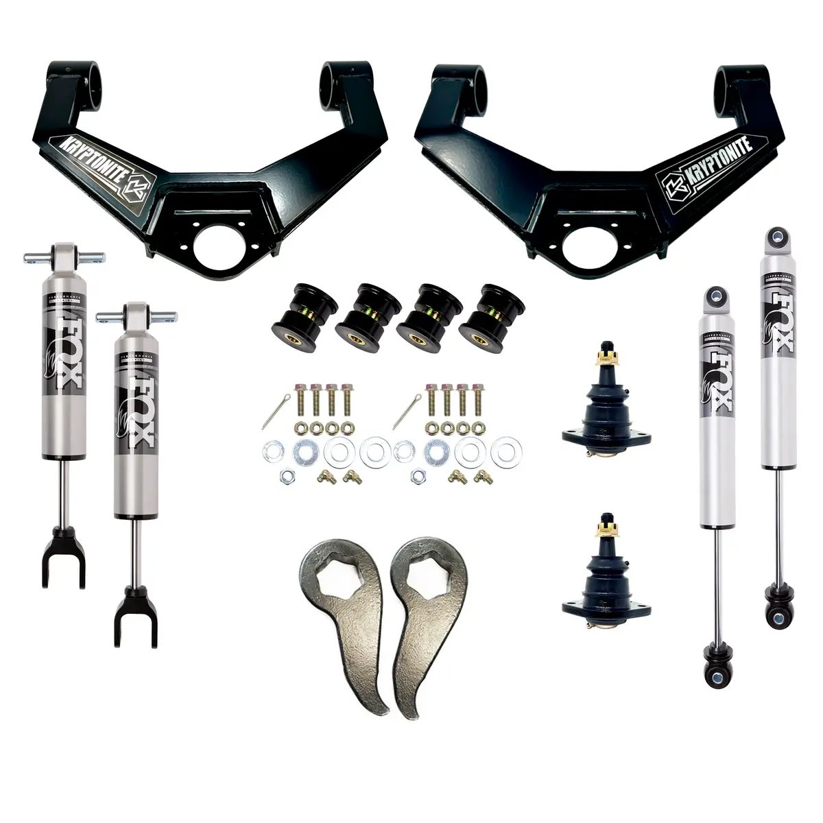 Kryptonite Stage 4 Leveling Kit With Fox Shocks For 2020-2025 Chevy/Gmc 2500Hd/3500 1