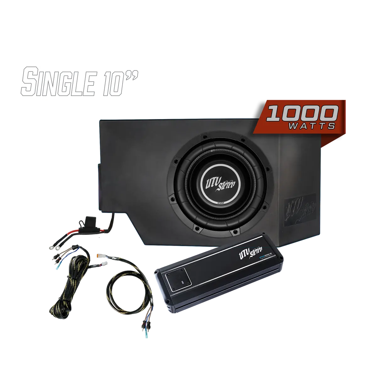 Can-Am® Defender 1000W Single Driver Side 10" Subwoofer Kit | Utvs-Def-Sub-1000-Driver 1
