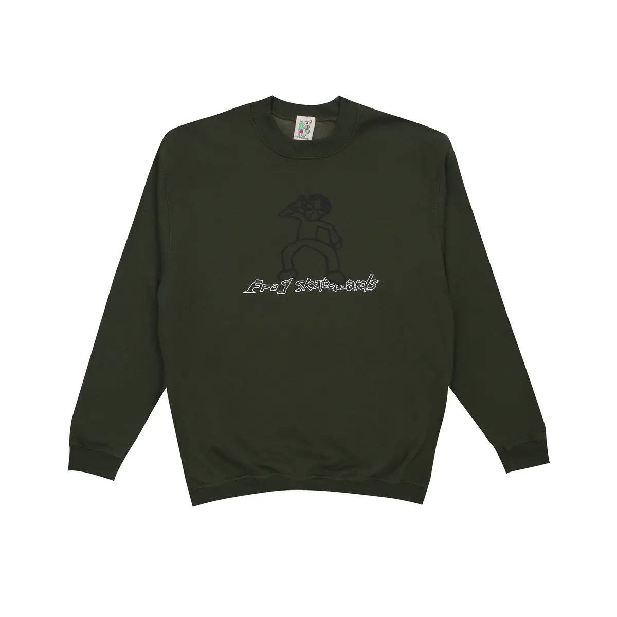Frog Skateboards Unlocked Crewneck Green 1